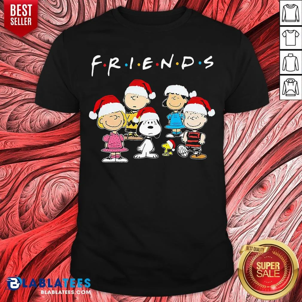 Cute Merry Christmas Friends The Peanuts Shirt