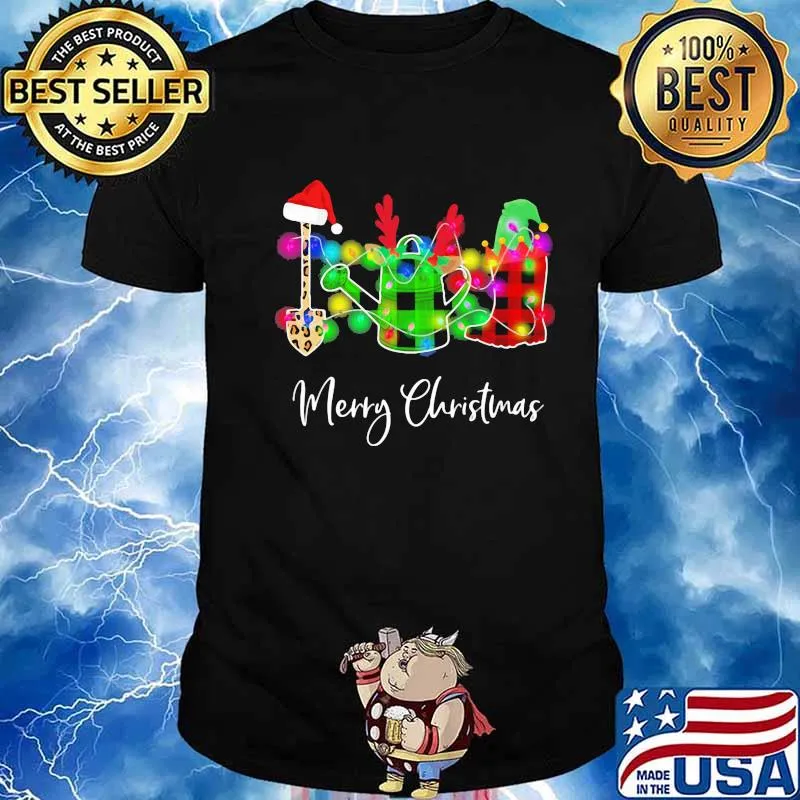Shoes Shovel Leopaid Merry Christmas Shirt