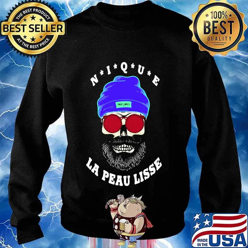 Skull beard nique la peau lisse s Sweater