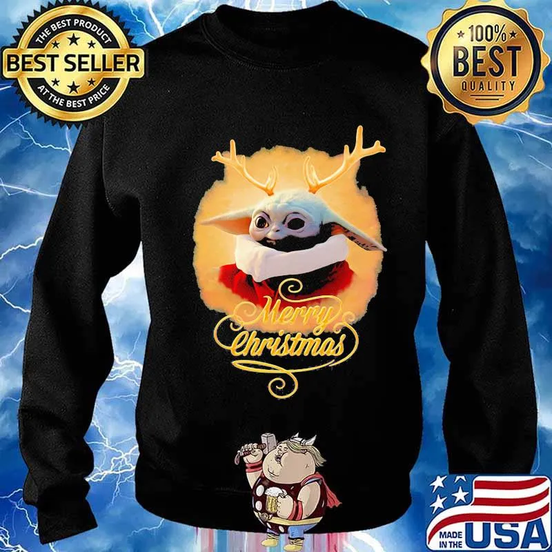 Star wars baby yoda merry christmas s Sweater
