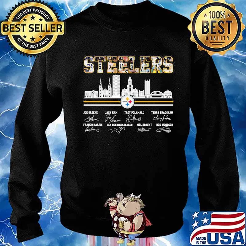 Steeler Team Football Signuature City Shirt Sweater