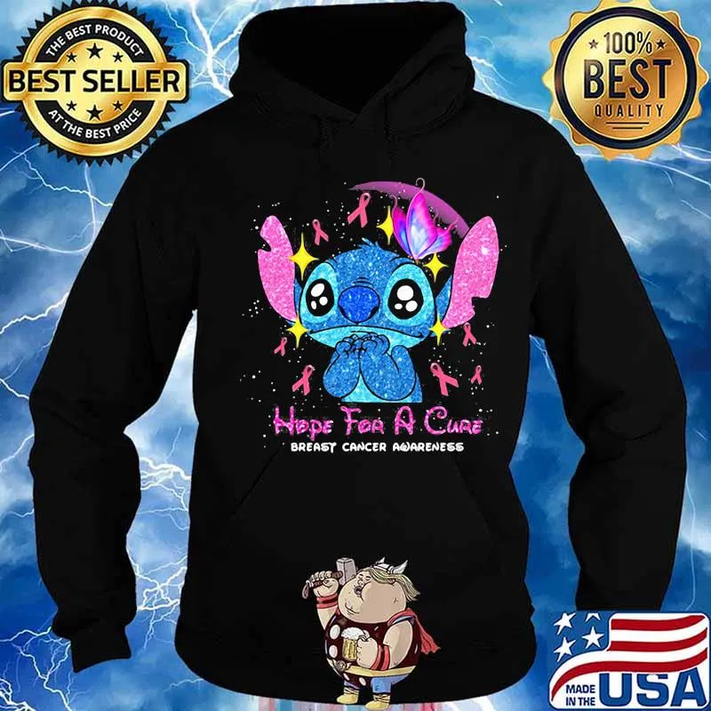 Stitch hope for a cure breast cancer awareness s Hoodie