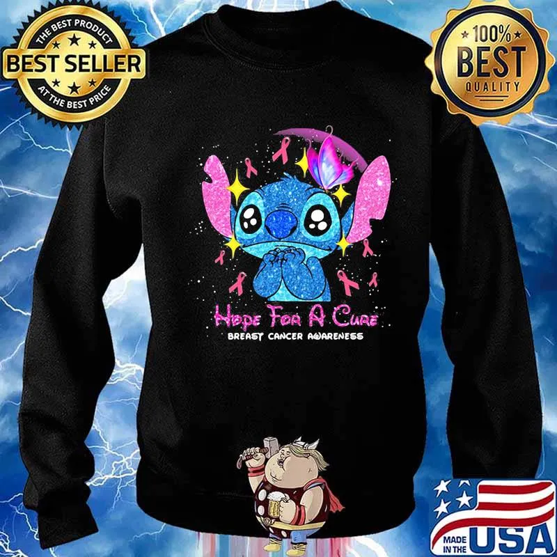 Stitch hope for a cure breast cancer awareness s Sweater