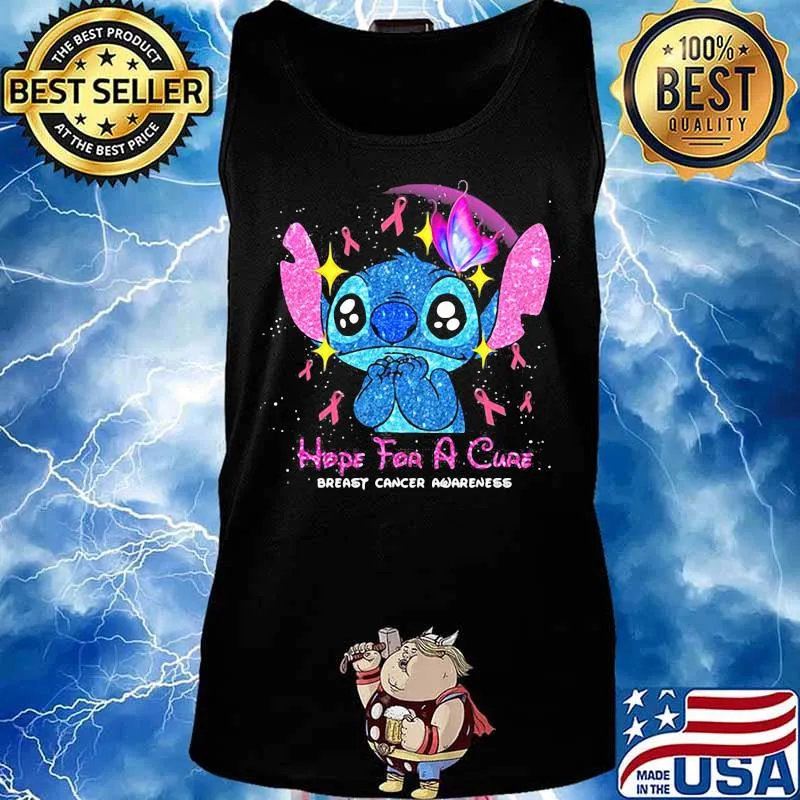Stitch hope for a cure breast cancer awareness s Tank top