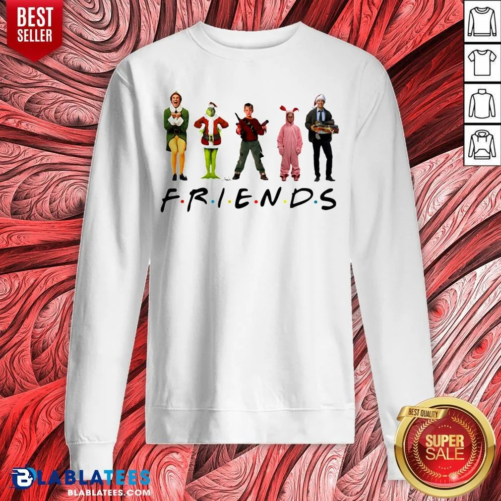 Lovely Ralphie Brooke Nieter Elf Chevy Chase Grinch Face Friends Christmas Shirt - Image 2