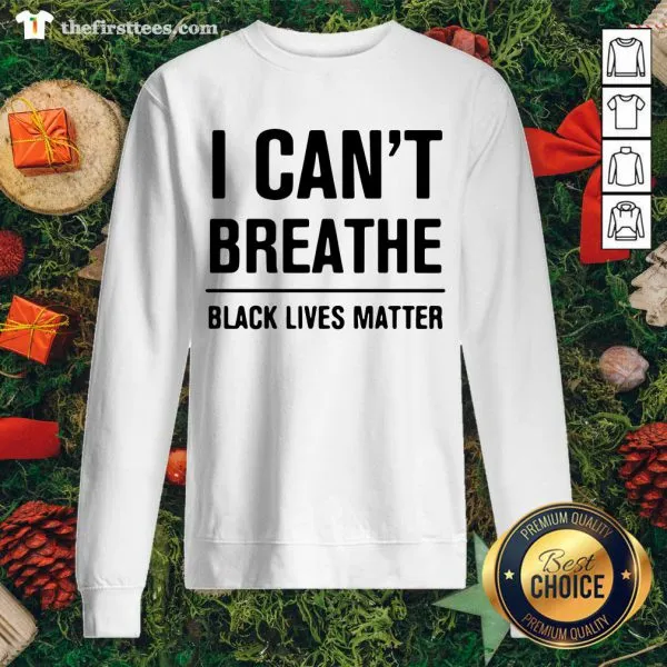 Top I Cant Breathe Black Lives Matter Election Shirt - Image 2