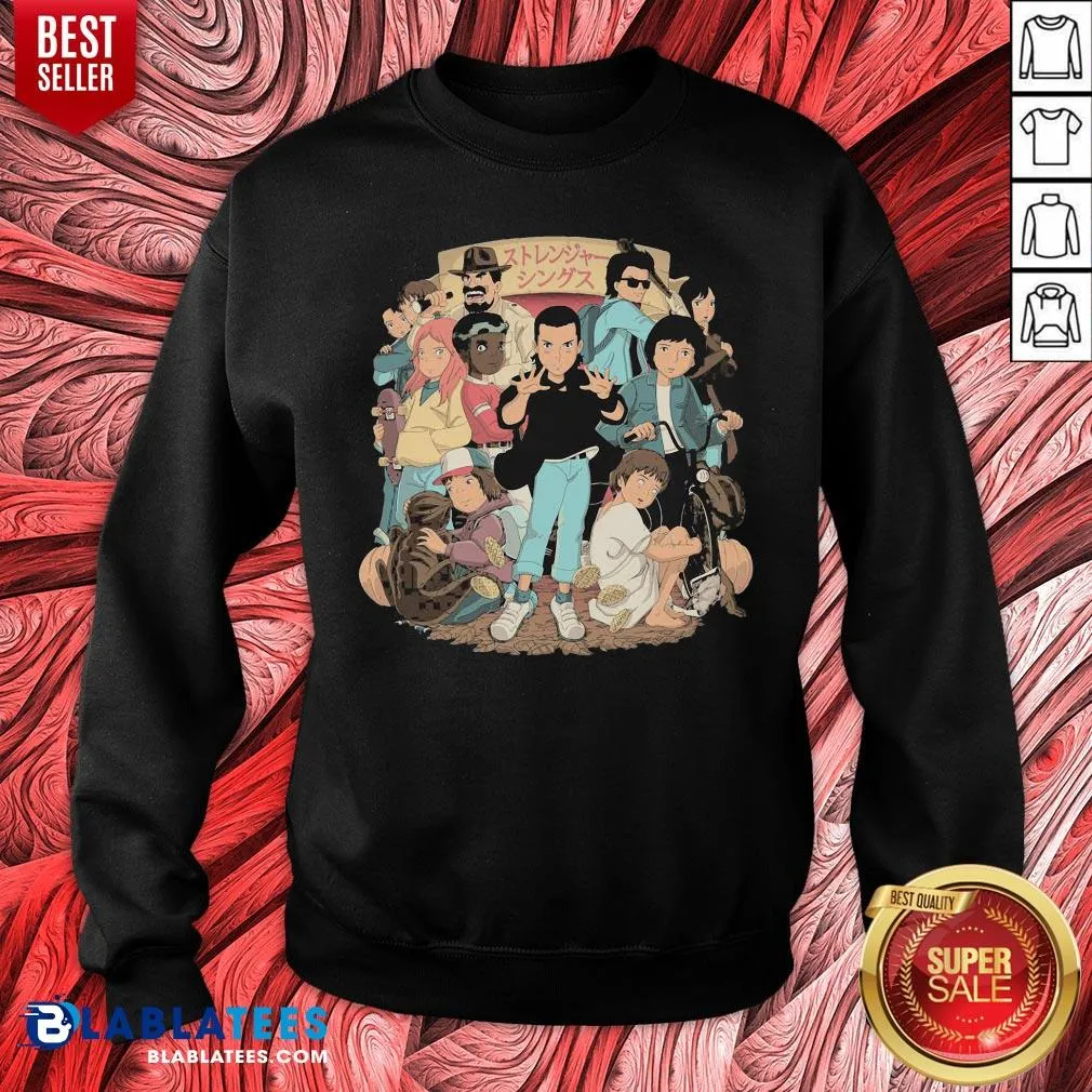 Official Stranger Things And Studio Ghibli Shirt - Image 2