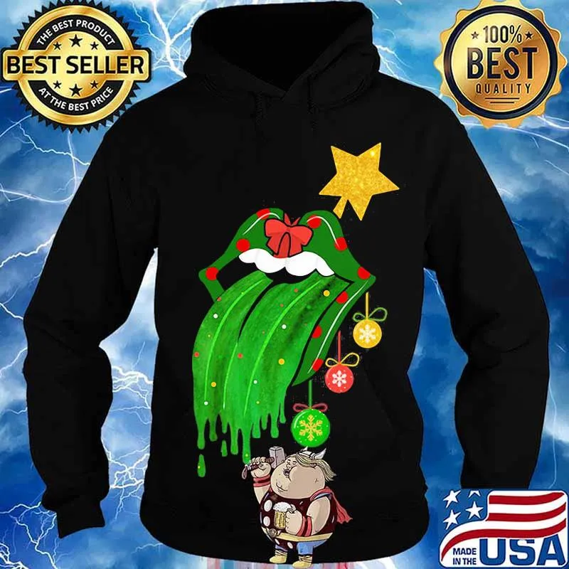Symbol Rolling Stones Star Merry Xmas Shirt Hoodie