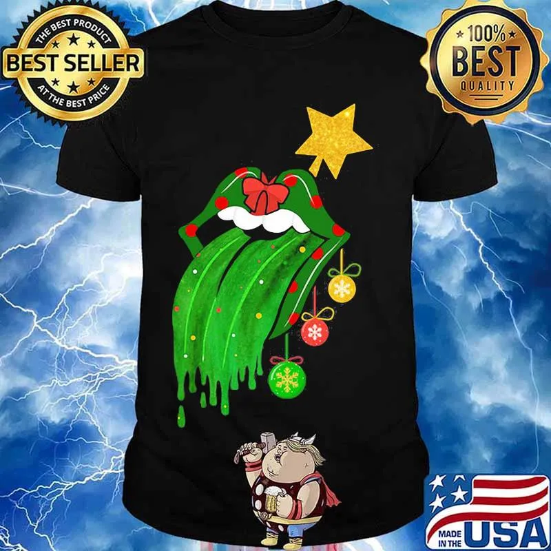 Symbol Rolling Stones Star Merry Xmas Shirt