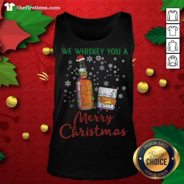 Lovely We Whiskey You A Merry Christmas Shirt - Image 4