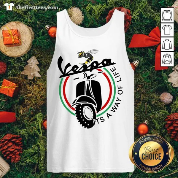 Cool Bee Vespa Its A Way Of Life Shirt - Image 4