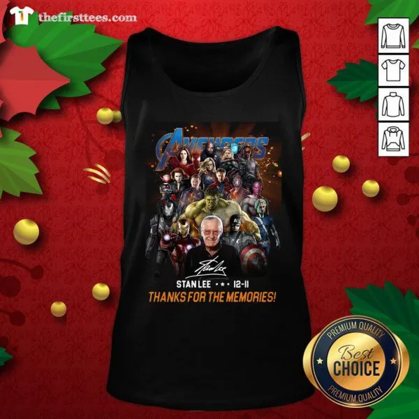 Pretty Avenger Stan Lee 12-11 Thanks For The Memories Shirt - Image 4