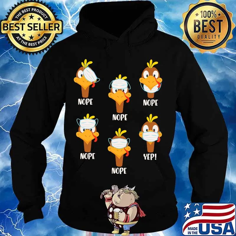 Thanksgiving 2020 turkey wearing mask wrong s Hoodie