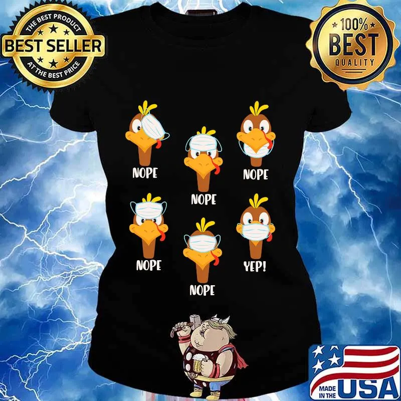 Thanksgiving 2020 turkey wearing mask wrong s Ladies tee
