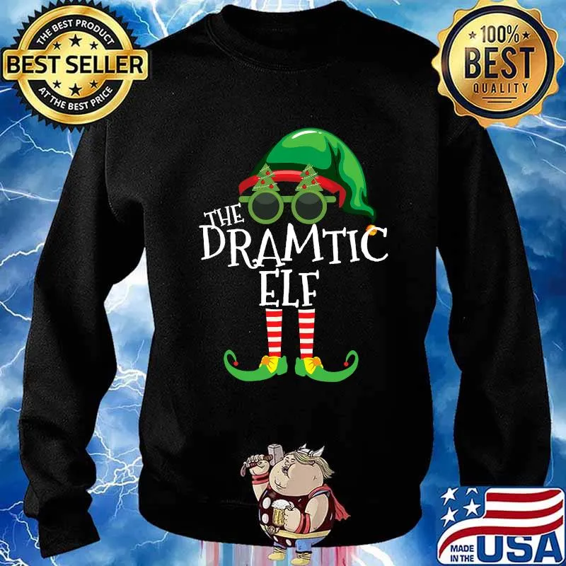 The Dramatic Elf Matching Christmas Group Party Pjs Family 2020 Shirt Sweater