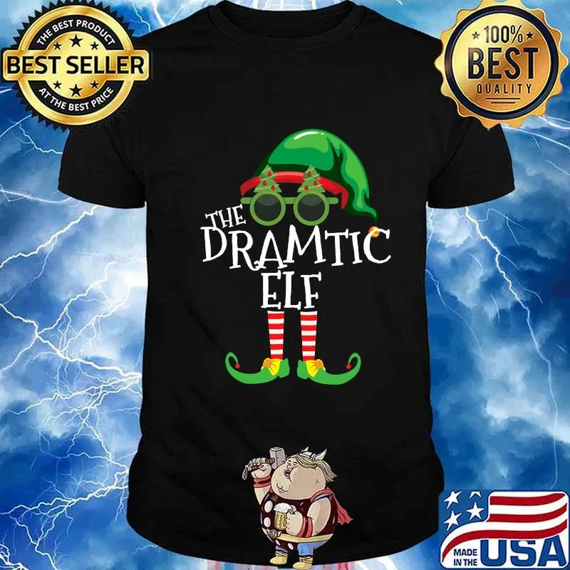 The Dramatic Elf Matching Christmas Group Party Pjs Family 2020 Shirt