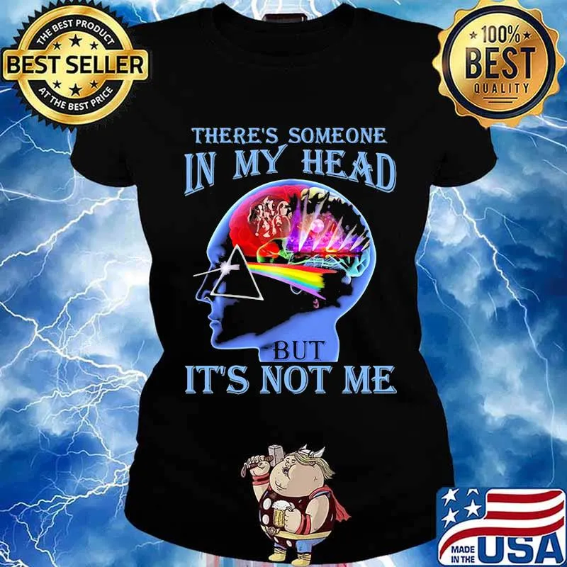There’s Someone In My Head But It’s Not Me Brain People Pink Floyd Lgbt Shirt Ladies tee
