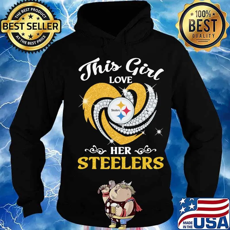 This Girl Love Steelers Her Heart Shirt Hoodie