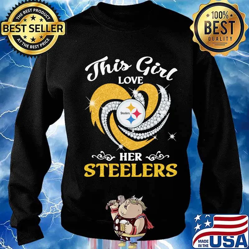 This Girl Love Steelers Her Heart Shirt Sweater