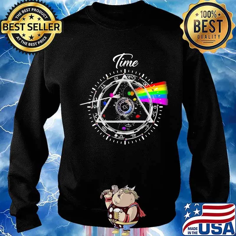 Time Zodiac Clock Pink Floyd Lgbt Shirt Sweater