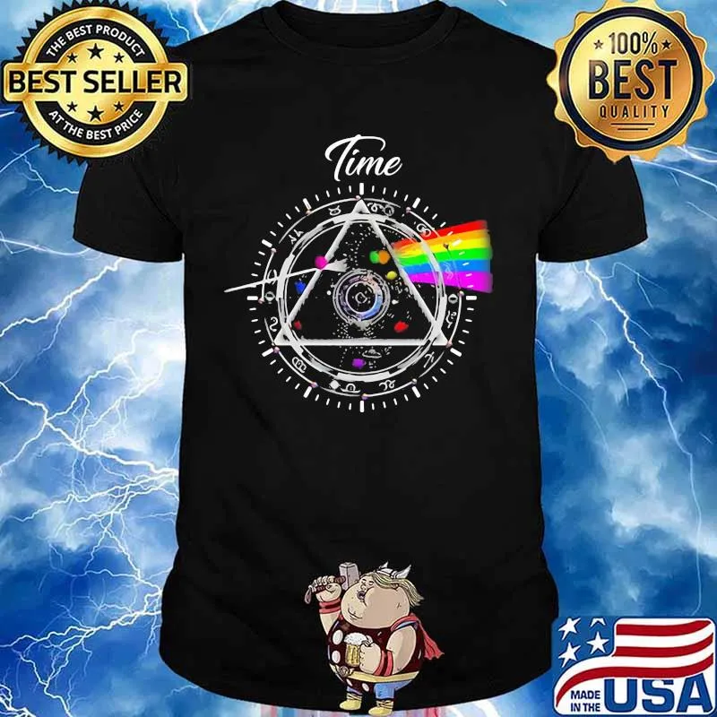 Time Zodiac Clock Pink Floyd Lgbt Shirt