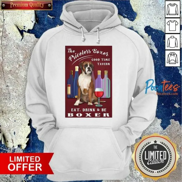 Top The Priceless Boxer Good Time Tavern Eat Drink And Be Boxer Shirt - Image 2