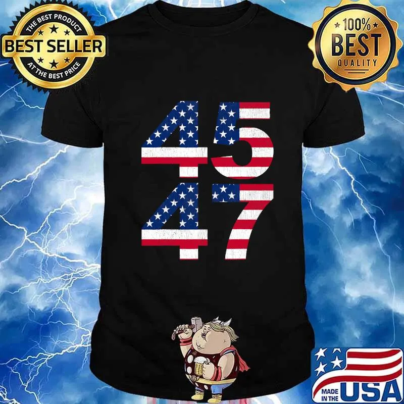 Trump 45 47 2024 president vintage american flag shirt