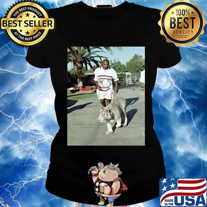 Type mike tyson and tiger s Ladies tee