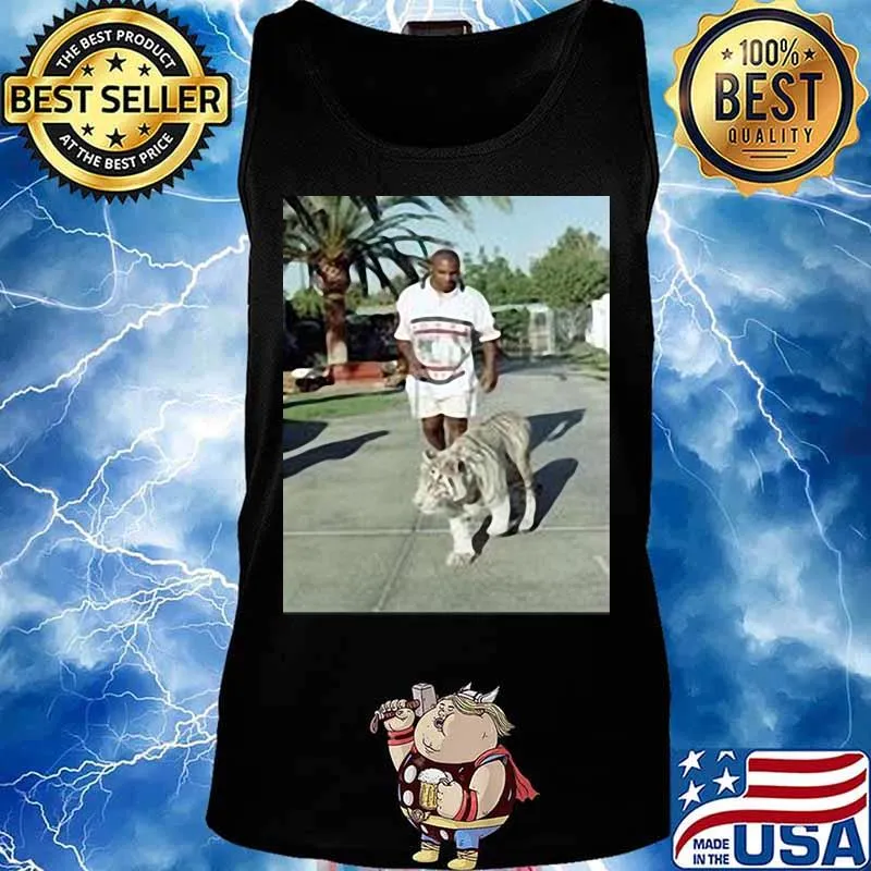 Type mike tyson and tiger s Tank top