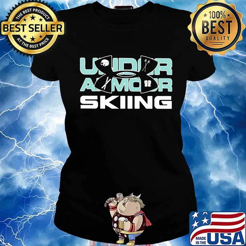 Under Armour Skiing Snowboarding Goods Shirt Ladies tee