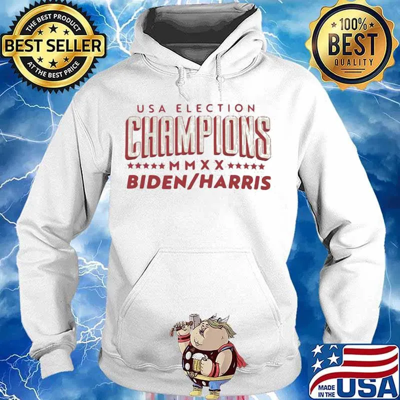 Usa election champions mmxx biden harris stars s Hoodie