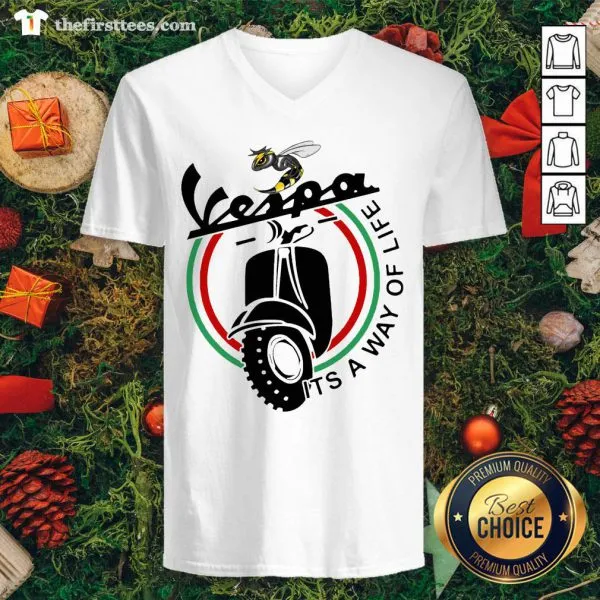 Cool Bee Vespa Its A Way Of Life Shirt - Image 3