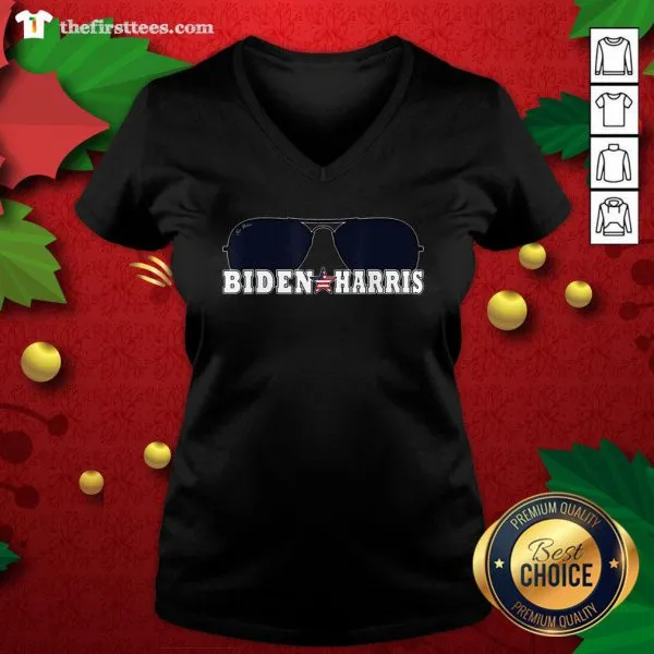 Cool Biden Harris Sunglasses Patriotic Aviator Graphic Shirt - Image 5