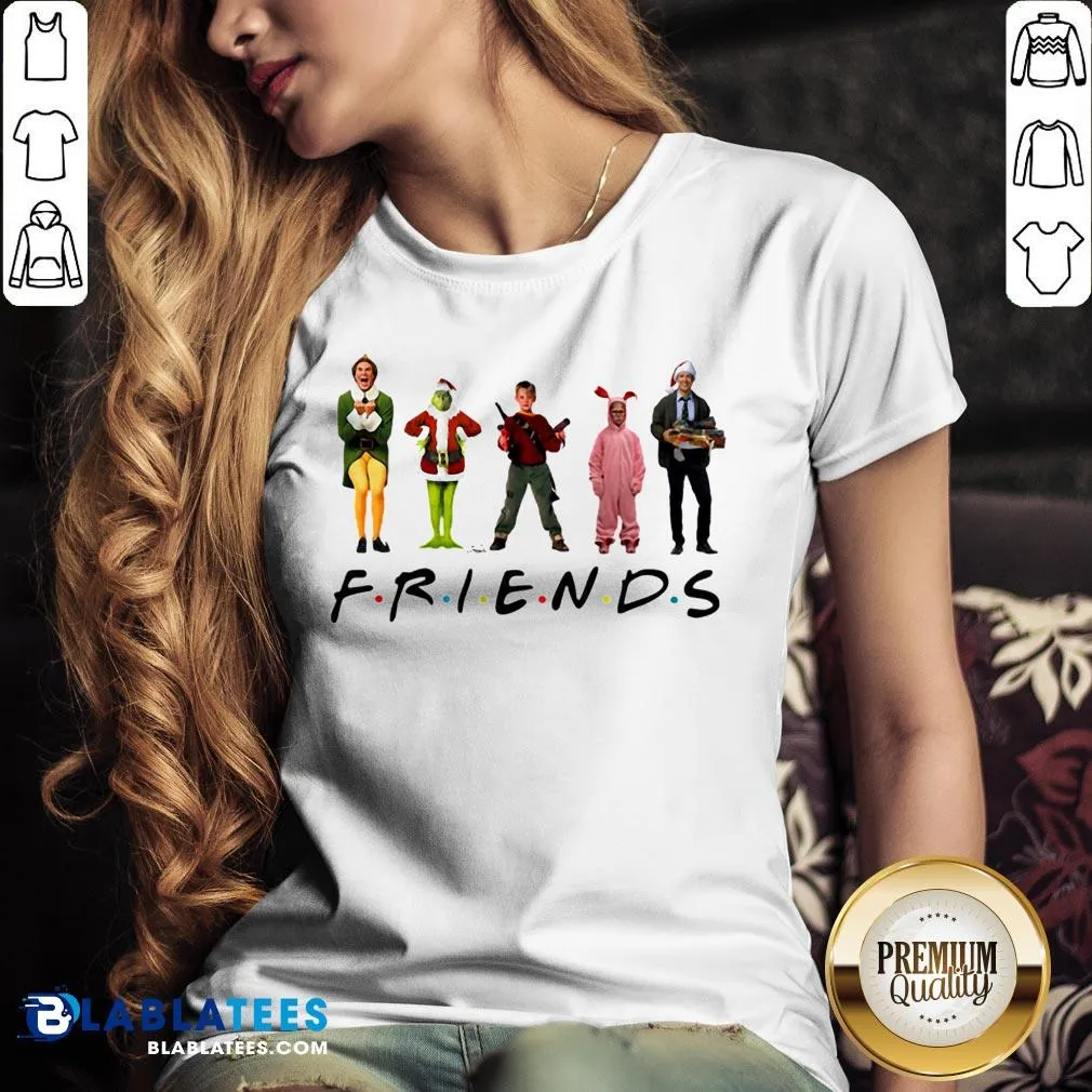 Lovely Ralphie Brooke Nieter Elf Chevy Chase Grinch Face Friends Christmas Shirt - Image 3