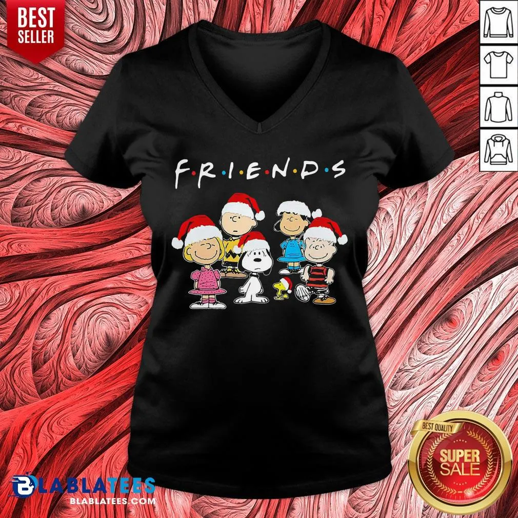 Cute Merry Christmas Friends The Peanuts Shirt - Image 3