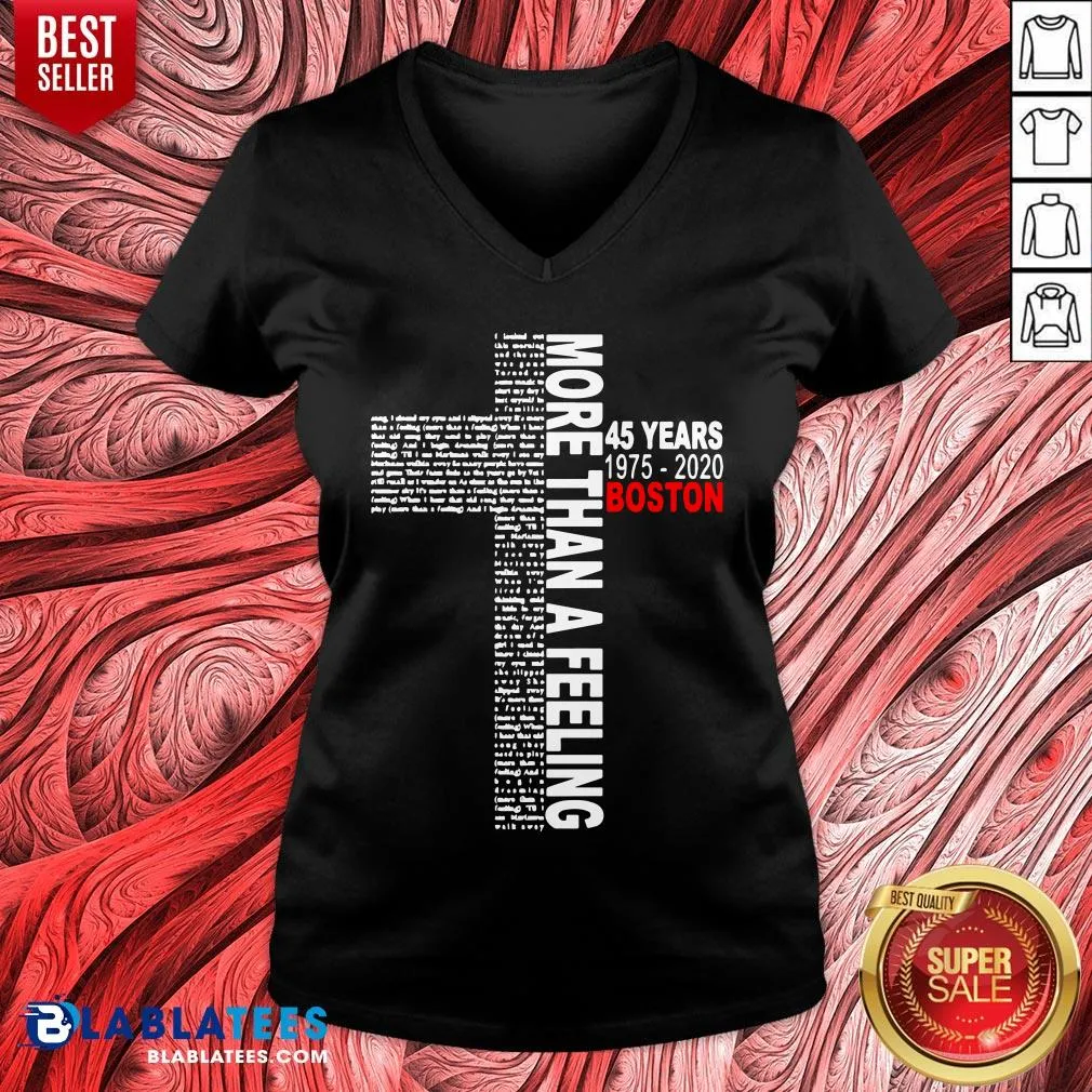 Premium More Than A Feeling 45 Years 1975 2020 Boston Shirt - Image 3