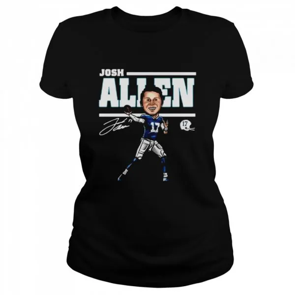 17 Josh Allen Buffalo Bills signature shirt - Image 2