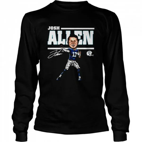 17 Josh Allen Buffalo Bills signature shirt - Image 3