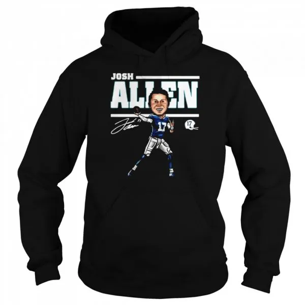 17 Josh Allen Buffalo Bills signature shirt - Image 5
