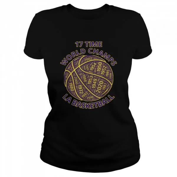 17 time world champs la basketball shirt - Image 2