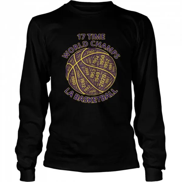 17 time world champs la basketball shirt - Image 3