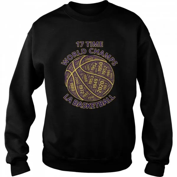 17 time world champs la basketball shirt - Image 4