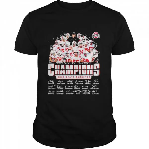 2020 Big Ten Football Champions Ohio State Buckeyes Signature shirt