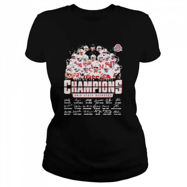 2020 Big Ten Football Champions Ohio State Buckeyes Signature shirt - Image 2