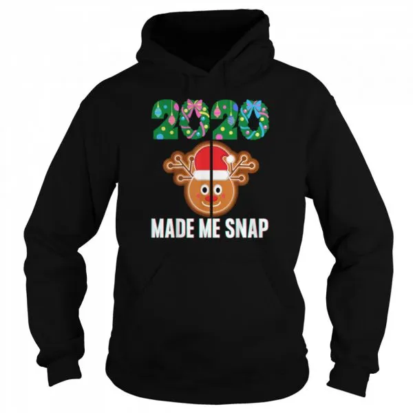 2020 Made Me Snap Christmas Santa Rudolph Ugly Xmas shirt - Image 5