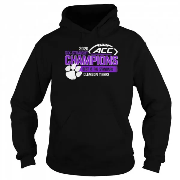 2020 Six Straight ACC Champions best is the Standard Clemson Tiger shirt - Image 5