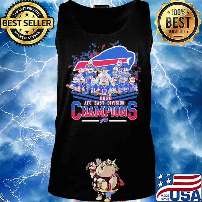 2020 Afc East Division Champions Football Shirt Tank top