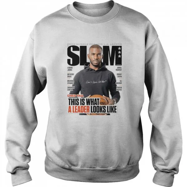 2020 bubble champions LA Lakers Slam Chris Paul this is what a leader looks like shirt - Image 4