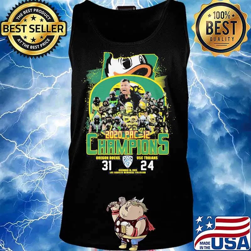 2020 Pac-12 Champions Victory 31 24 Usc Trojans Shirt Tank top