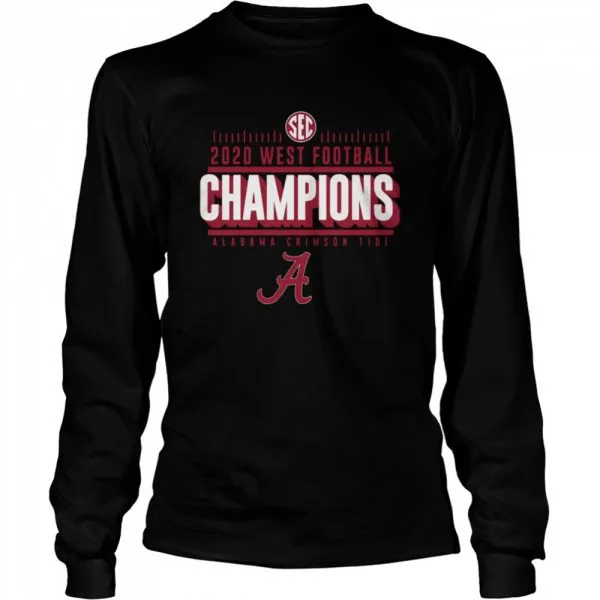 2020 west football Champions Alabama Crimson Tide shirt - Image 3
